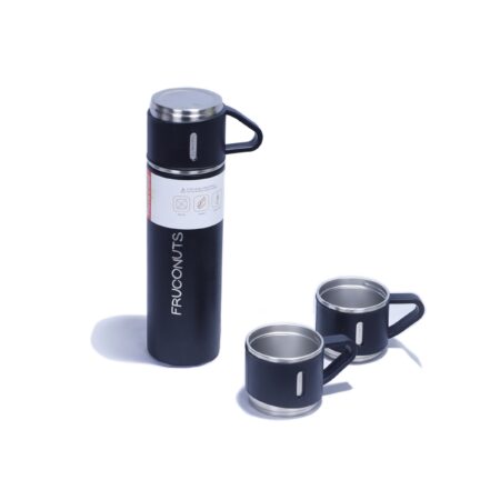 Vacuum Flask Gift Set with Cups