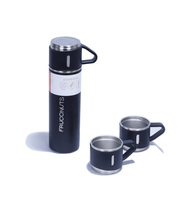 Vacuum Flask Gift Set with Cups